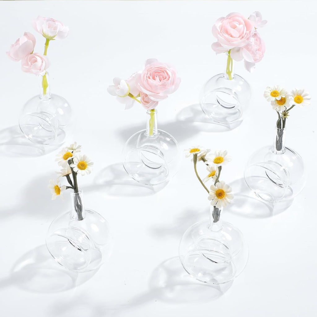 Glass Vases Napkin Rings Hand Blown Borosilicate - Set of 12