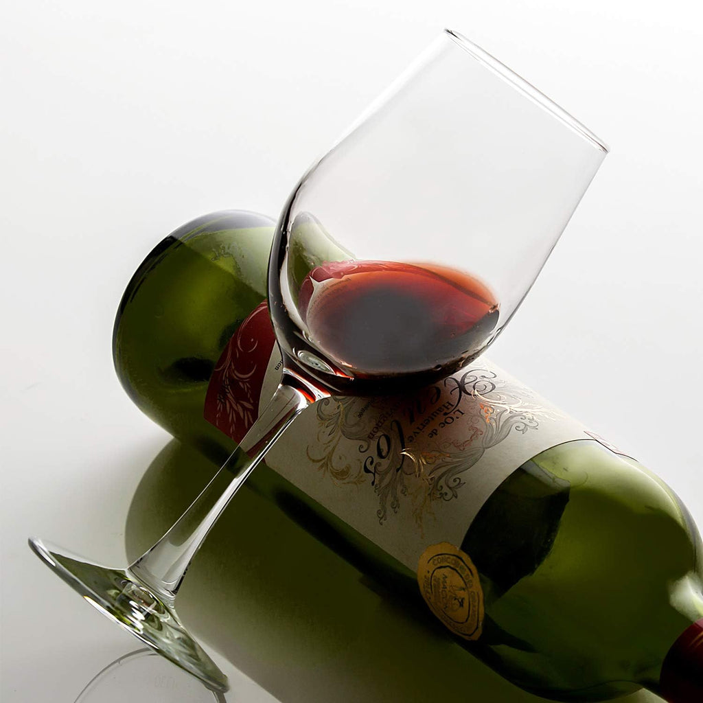 12 Ounce - Set of 12, Classic Durable Red/White Wine Glasses