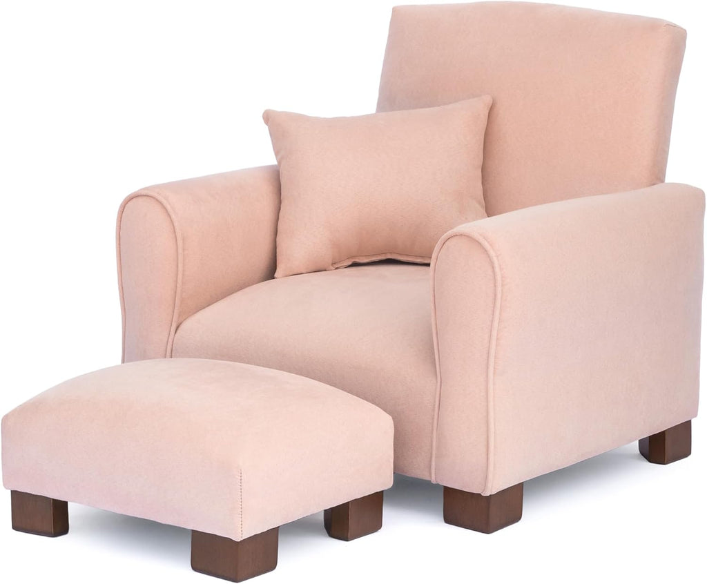 Toddler Personalized Armchair, Kids Upholstered Rocking Chair with Personalization, Toddler Chair with Personalized