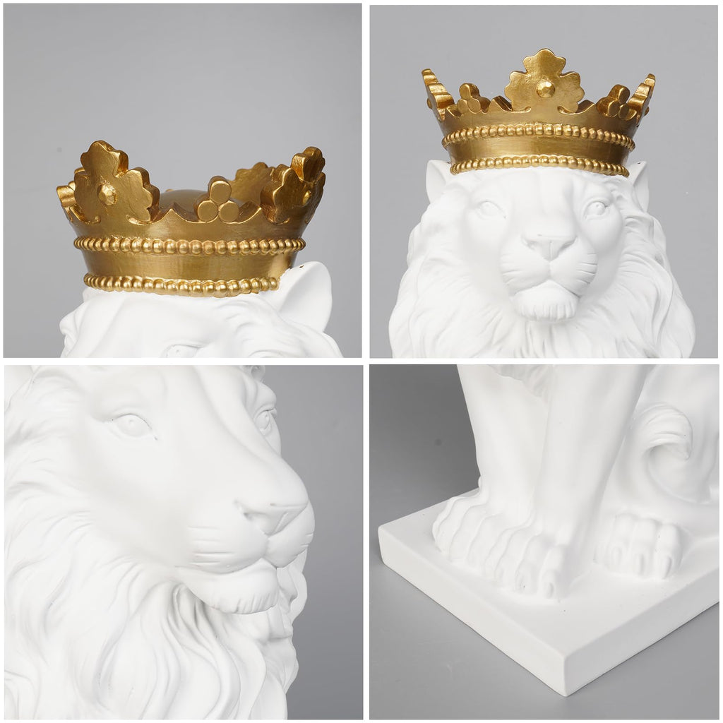 Sculptures Home Décor Lion Statue 8.5 * 5.5 * 15 Inch