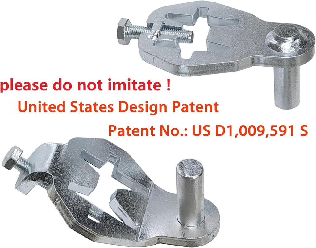 T-Post Gate Hinge Pins, Heavy Duty Gate Hanger, Steel Gate Hinges Target Hanger for Farm Gate, Garden & Backyard Gate