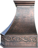 Copper Range Hood Insert Baffle Filters