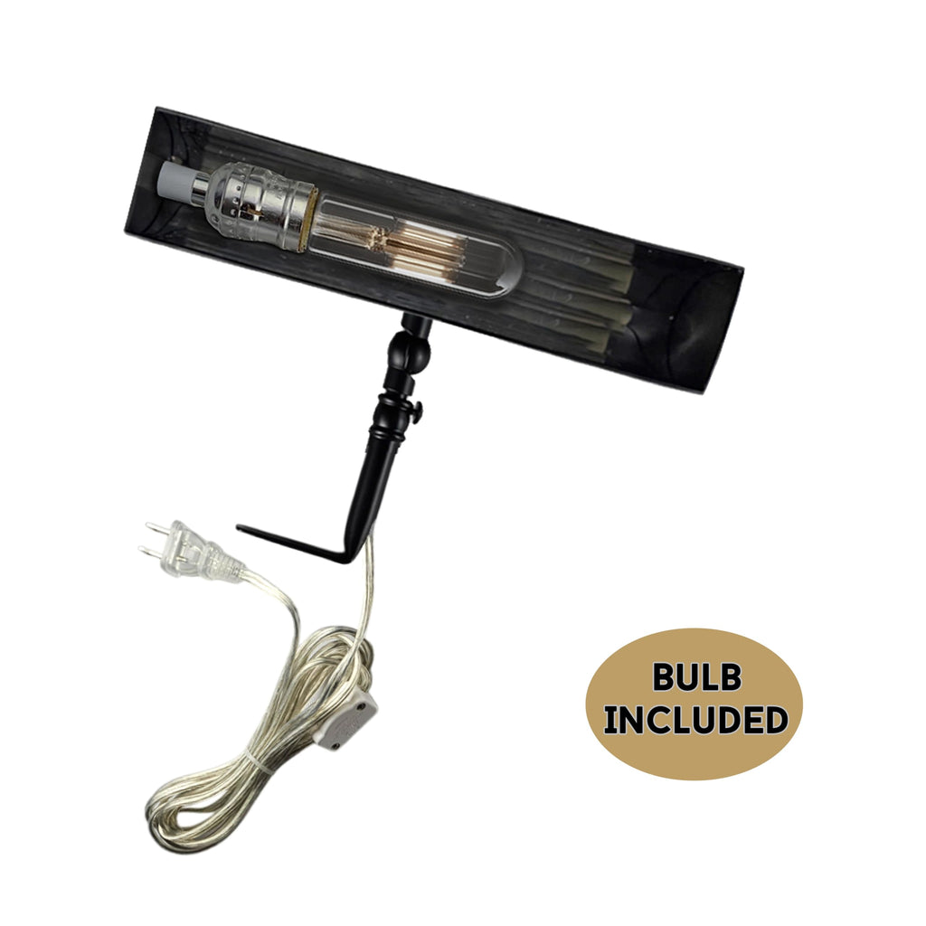Plug-in Picture Light, Gallery Lighting, 12 ft Cord with in-Line Hi/Low/Off Switch, PLP-2012-12-ORB, Oil Rubbed