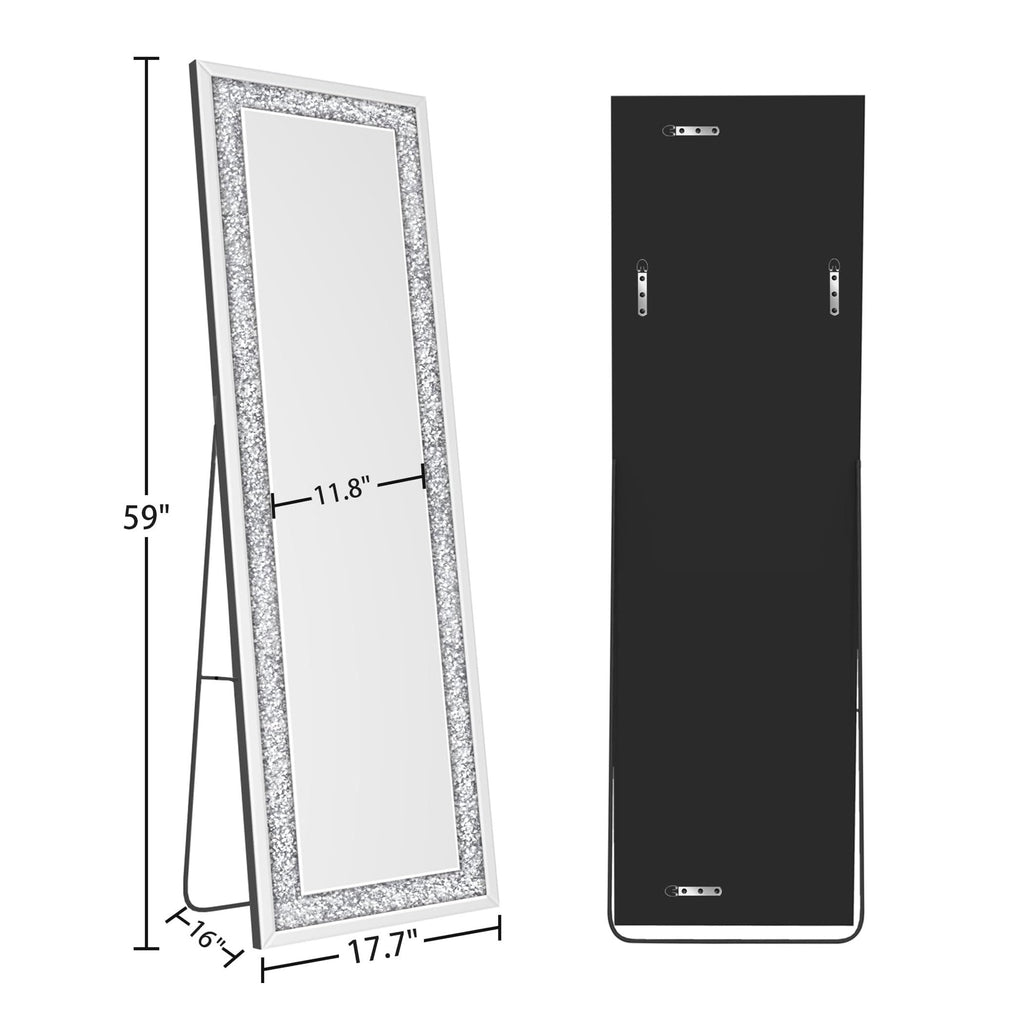 18×59 Inch Floor Mirror Full Length, Art Grecian Venetian Mirror