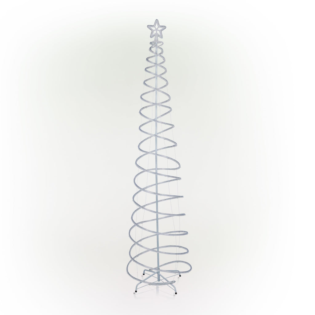 Large Spiral Christmas Tree with Multi-Functional Colored LED Lights, Christmas Decoration