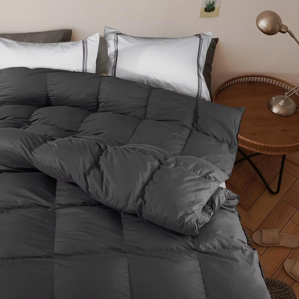 Premium Down Comforter, Dark Grey Duvet Insert All Season