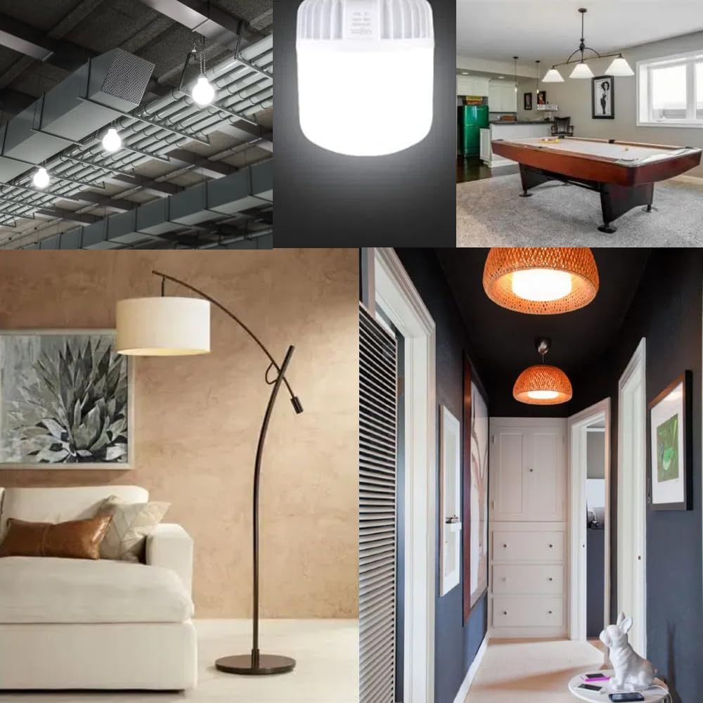 High Watt LED Bulbs 250W-300W Equivalent, 35W Bright White 6000K