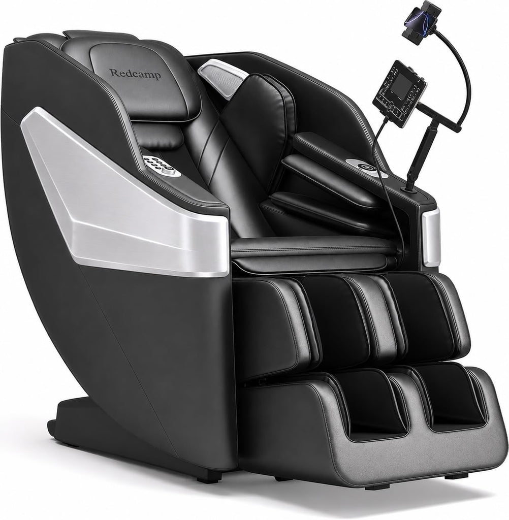 Massage Chair Full Body: Zero Gravity with SL Track, 3D Robot Hands, Heat, Airbag Massage, Foot Roller, Bluetooth