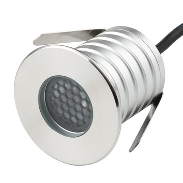 LED In-Ground Well Lights Anti-Glare,3W 12V-24V DC, IP67 Waterproof Recessed Lamp,Buried Underground Outdoor