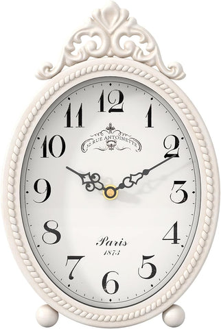 Abdurey Vintage Table Clock on Stand, Desk and Shelf Decorative Clock