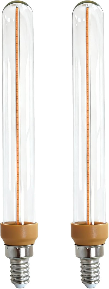 Long Tube LED Light Bulbs T6 E12 Candelabra Bulb 40 Watt Dimmable