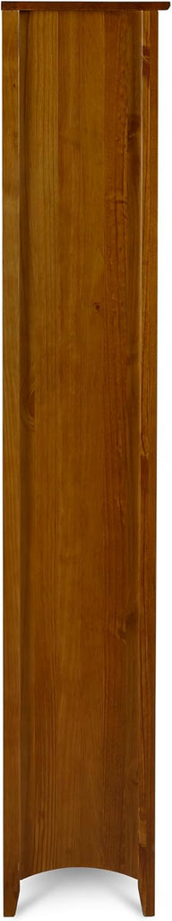 Shaker Style 6 Shelf Bookcase / Solid Wood / 72 inch Tall / Adjustable Shelving / Closed Back / Display Bookshelf