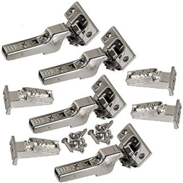 CLIP top BLUMOTION Soft-Close Hinges, 110 degree, Self closing, Face Frame, with Mounting Plates (Inset - 4 pack)
