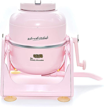 WonderWash Portable Washing Machine for Apartment & Tiny Spaces - Manual Hand Clothes Washer with Retro Design - Clean