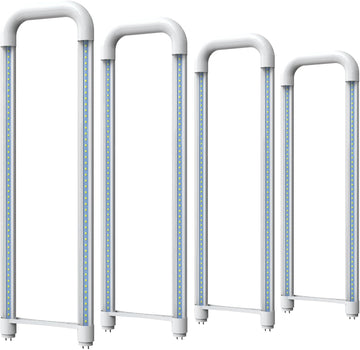 U Shaped LED Tube Lights, T8 T12, 18W(40W Equiv.), 6000K Super Bright, 2000LM, Fluorescent Light Tube Replacement
