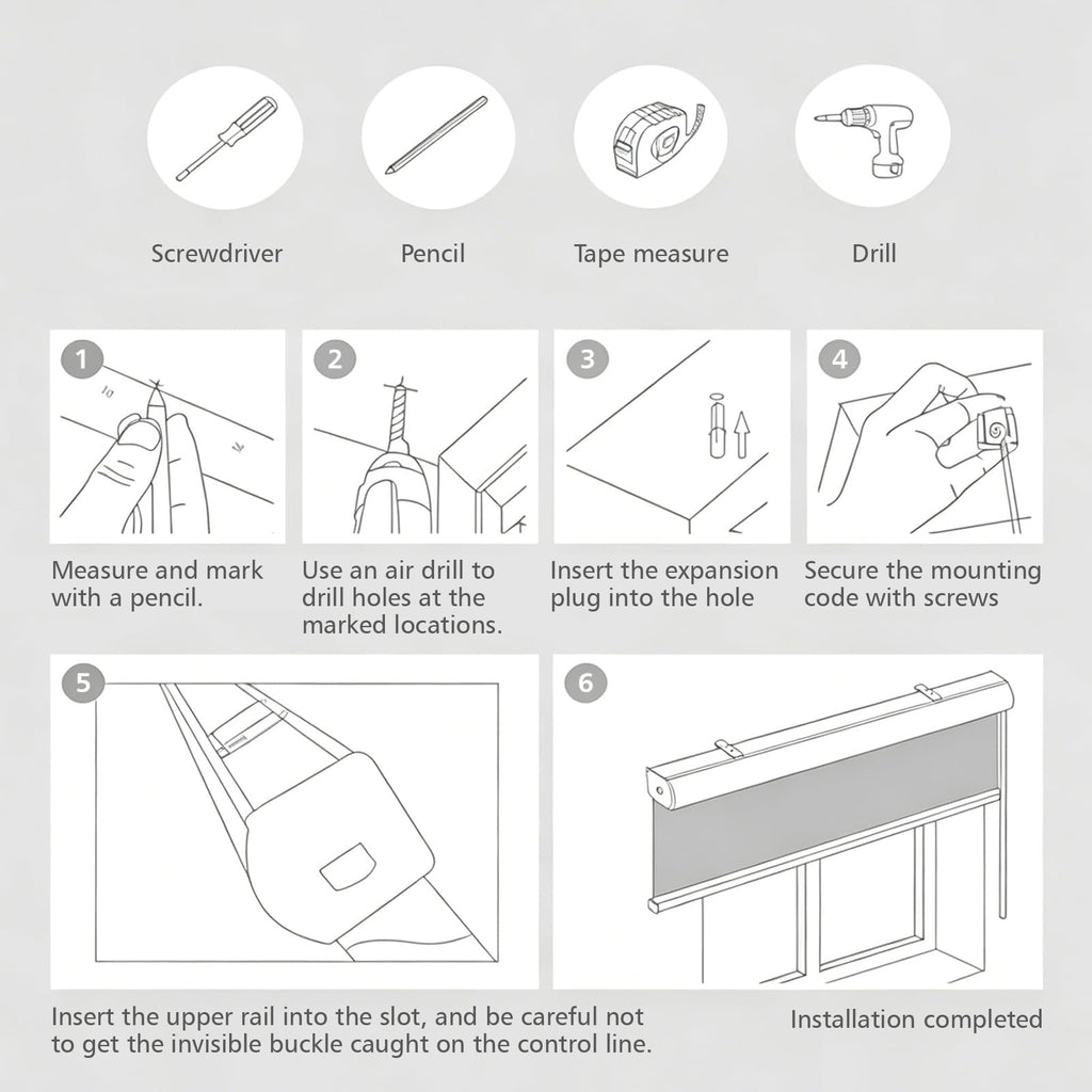 Motorized Blackout Cordless Window Shades, Remote Control Wireless and Rechargeable Window Blinds with Metal Valance