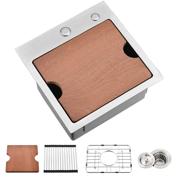 18x18 Bar Sink Drop In Wet Bar Sinks Small Kitchen Sink Workstation
