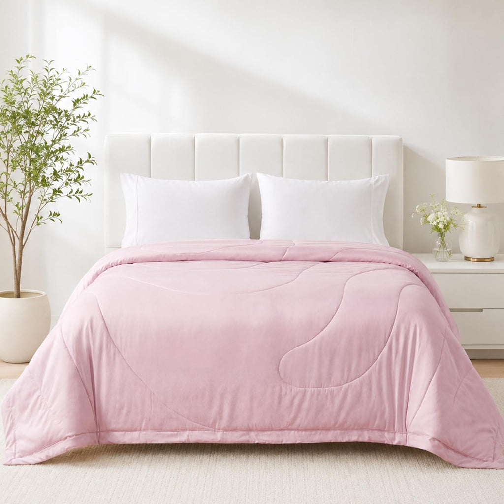 Cooling Comforter Queen Size for Hot Sleepers, Lightweight Summer Bedding | Dual-Sided Cooling Blanket with Soft