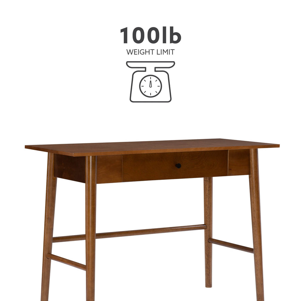 Melissa Mid Century Walnut Desk