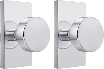 Polished Chrome Dummy Door Knobs Door Handles Interior