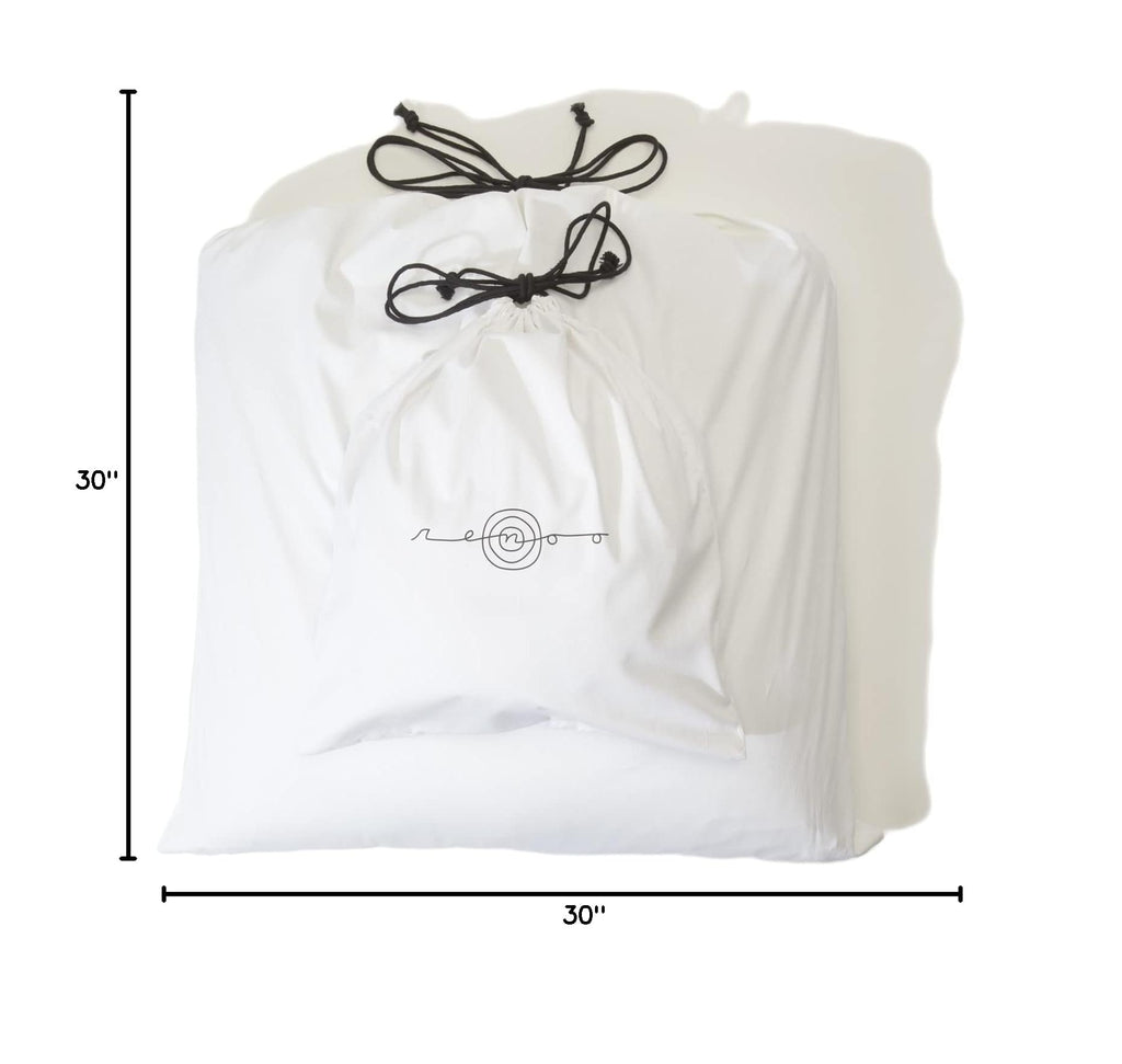 Meditation Cushion Set - Zafu Meditation Pillow and Zabuton Floor Cushion - Adjustable Organic Buckwheat and Cotton