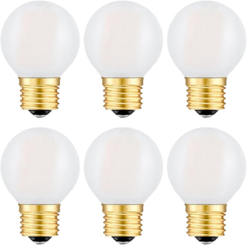 E26 LED Bulb 60 Watt Dimmable Frosted Globe Light Bulbs
