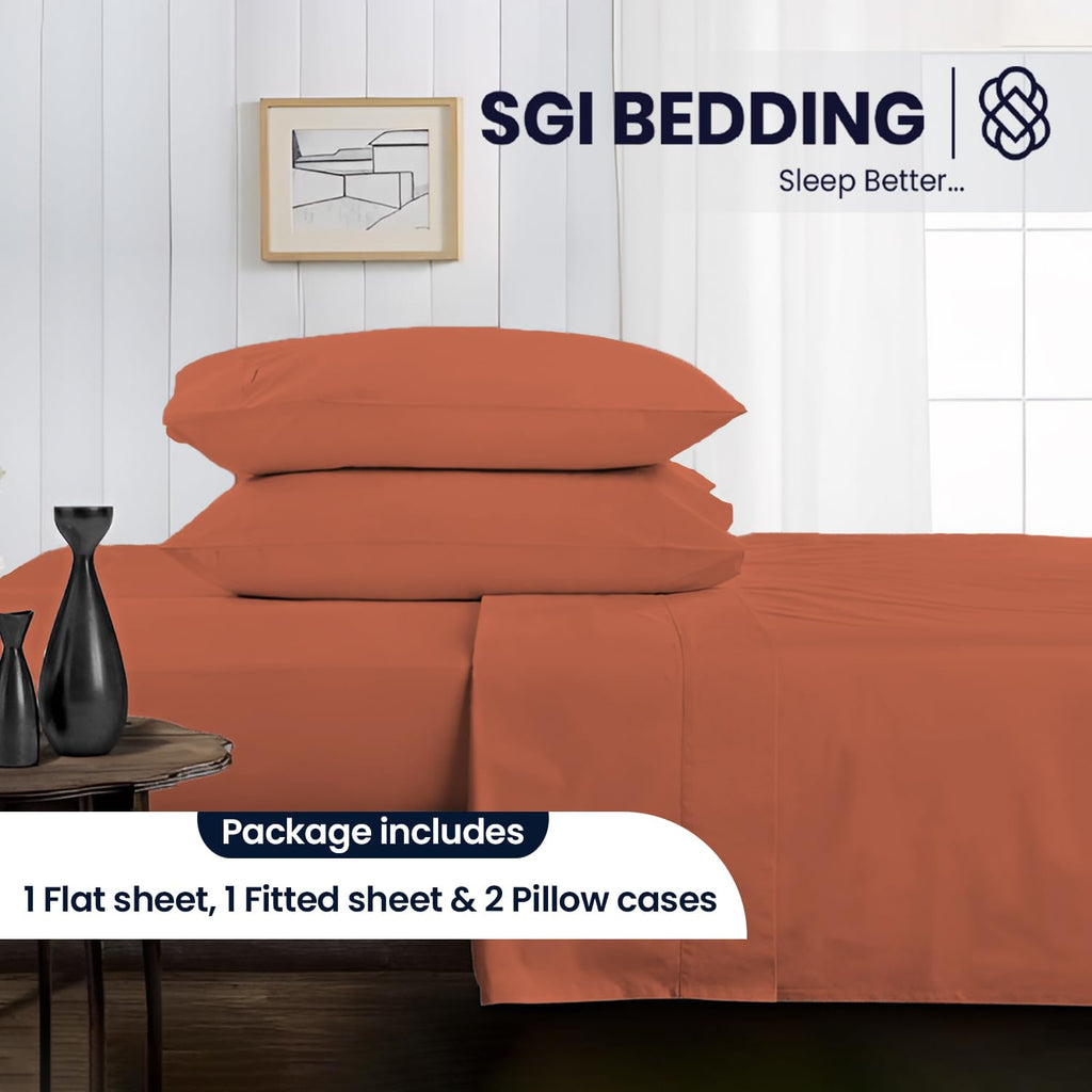 100% Egyptian Cotton Sheets King Size - 600 Thread Count Sheets Set, Soft, Cooling, 15" Deep Pocket, Luxury Hotel