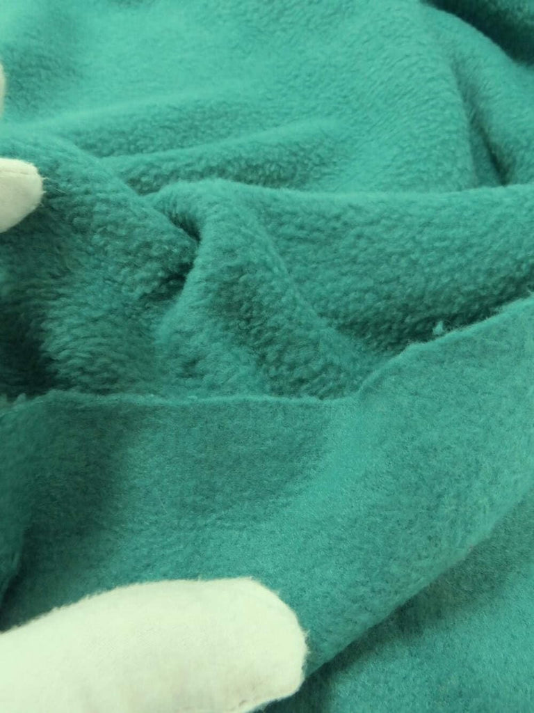 Charcoal Gray Fleece Fabric - by The Yard