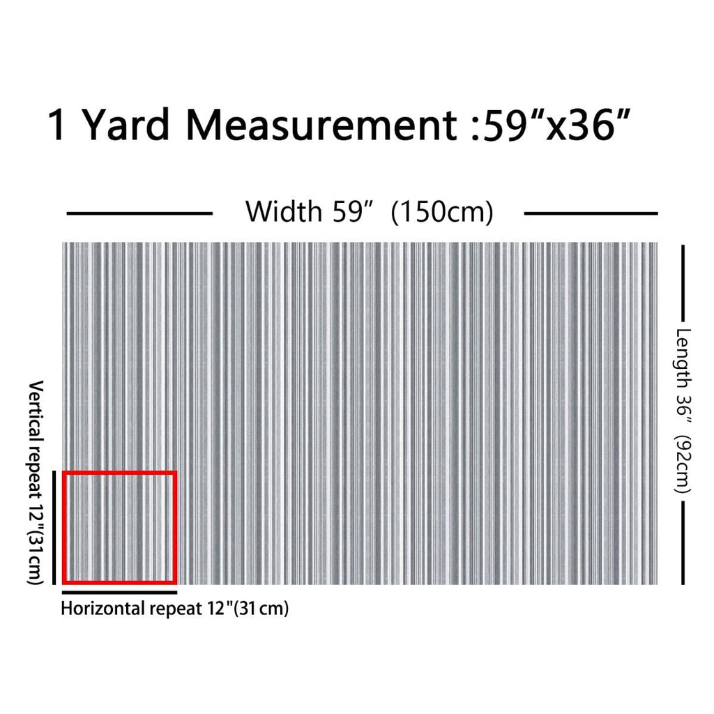 Black Grey White Fabric by The Yard Soft 10 Yards