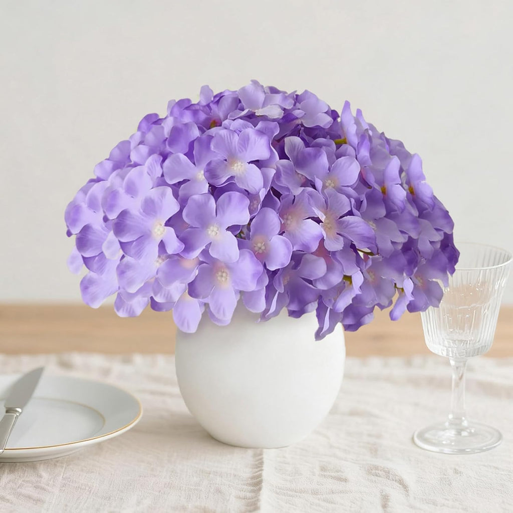 100 Pcs Faux Purple Artificial Bulk Fake