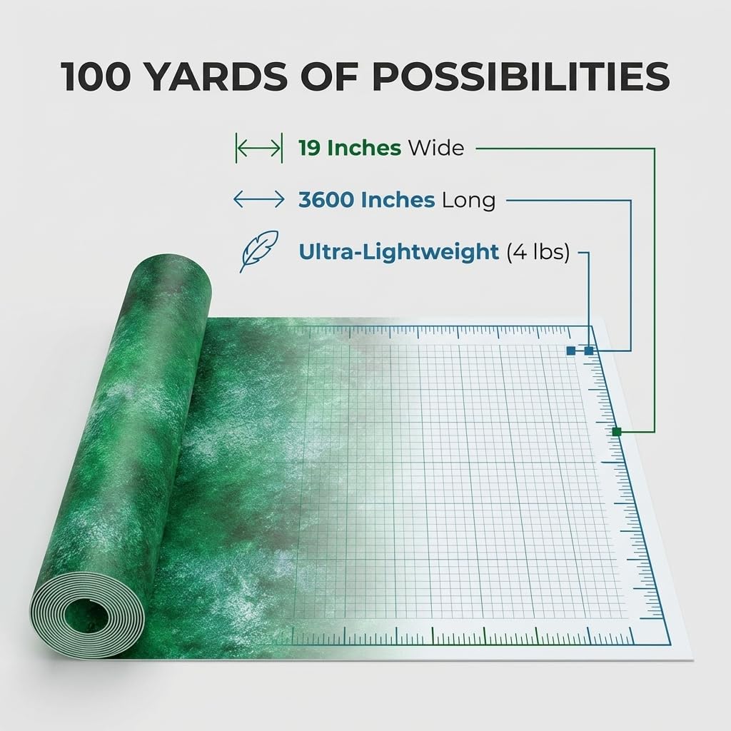 Green Mottled Gossamer Fabric Roll, 19" Wide x 100 Yard roll, Sheer Fabric for Wedding Decorations, Baby Shower