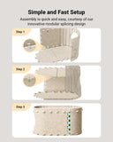 Cat House for Indoor Cats, Cat Bed Cave for Multiple & Large Cats Up to 22 Lbs, Scratch Resistant