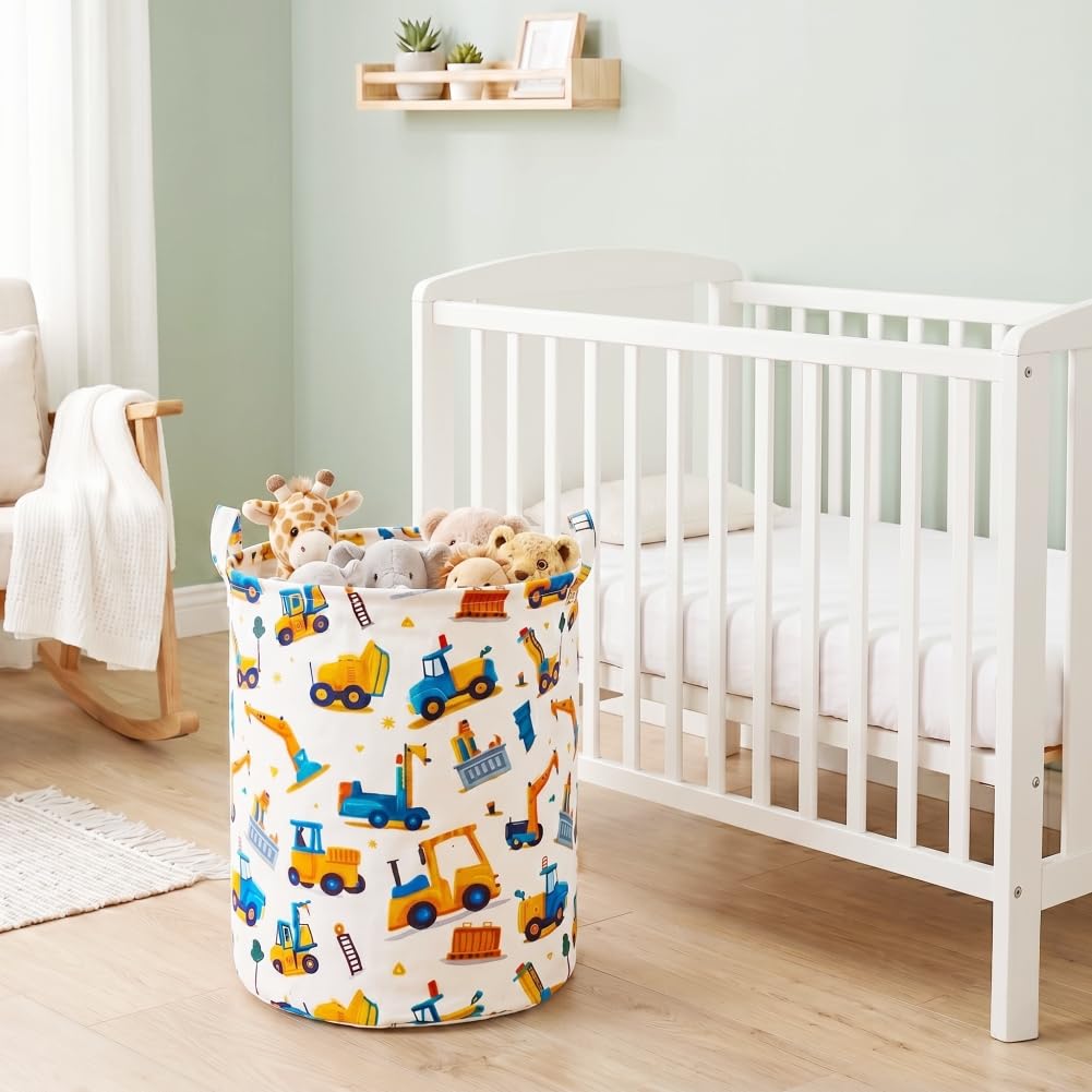 Kids Laundry Basket Waterproof Woodland Animals Baby Laundry Hamper Dirty Clothes Basket Child Toy Organizer Storage