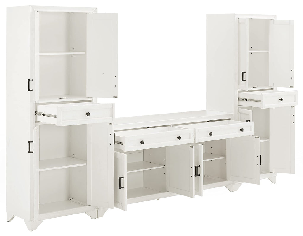 Tara 3-Piece Farmhouse Pantry & Sideboard Set