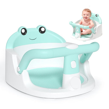 Bath Seat for Babies 6 Months & Up, Non-Slip Toddler Bath Seat with Suction Cup, Safe and Comfortable Portable Infant