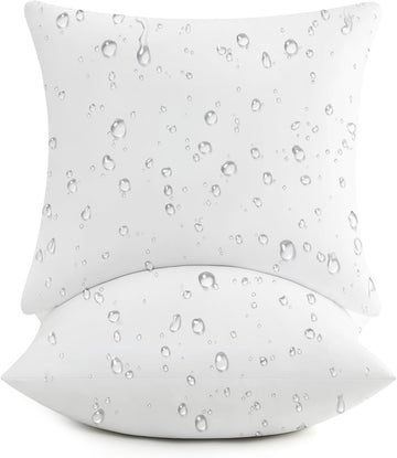 20x20 Outdoor Pillow Inserts, Down Alternative Filling - Set of 2
