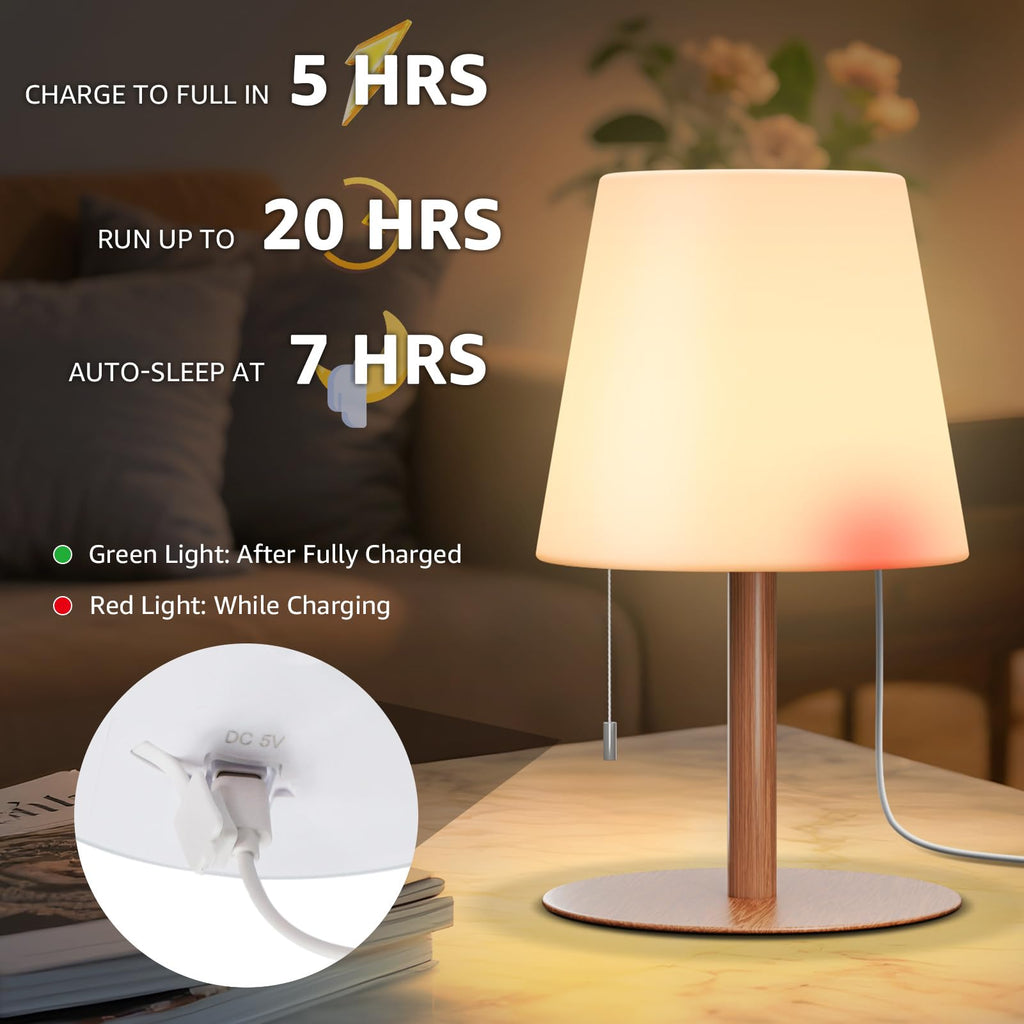 Shower Lamp Rechargeable Cordless Light Waterproof Spa