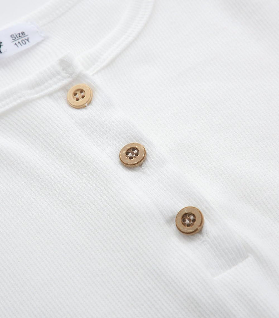 Toddler Henley Shirt Boys Long Sleeve Shirts