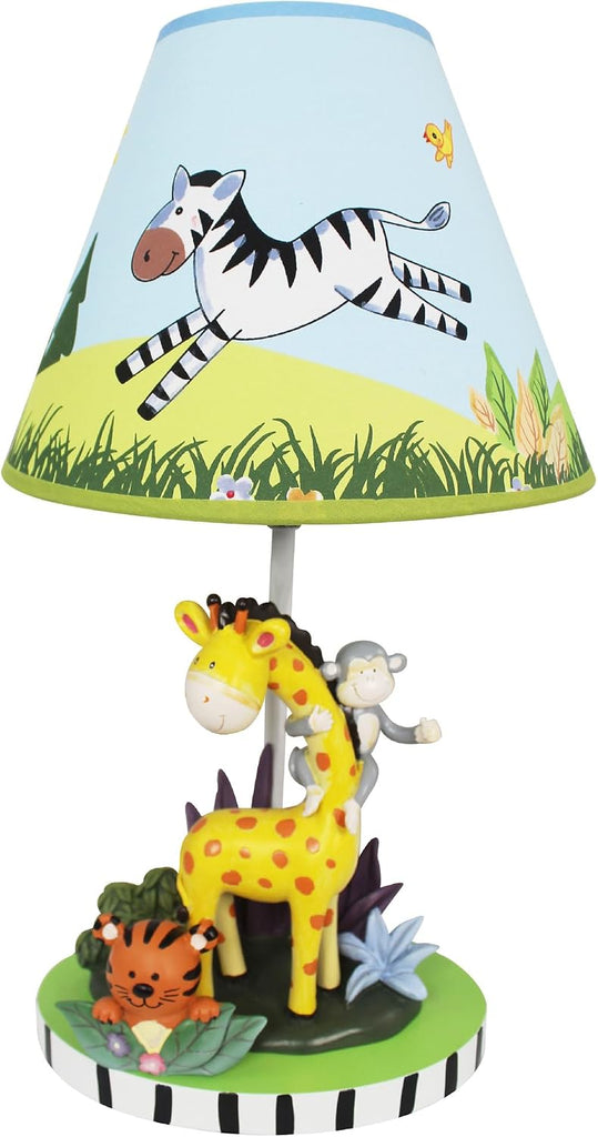 Sunny Safari Kids' Animals Table Lamp, Multicolor