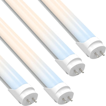 3ft T8 LED Bulbs, 6 CCT Selectable 3000K-6500K
