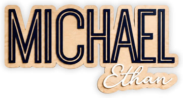 Baby Name Sign, Custom Nursery Name Sign, Wooden Kids Room Decor, Wall Decor