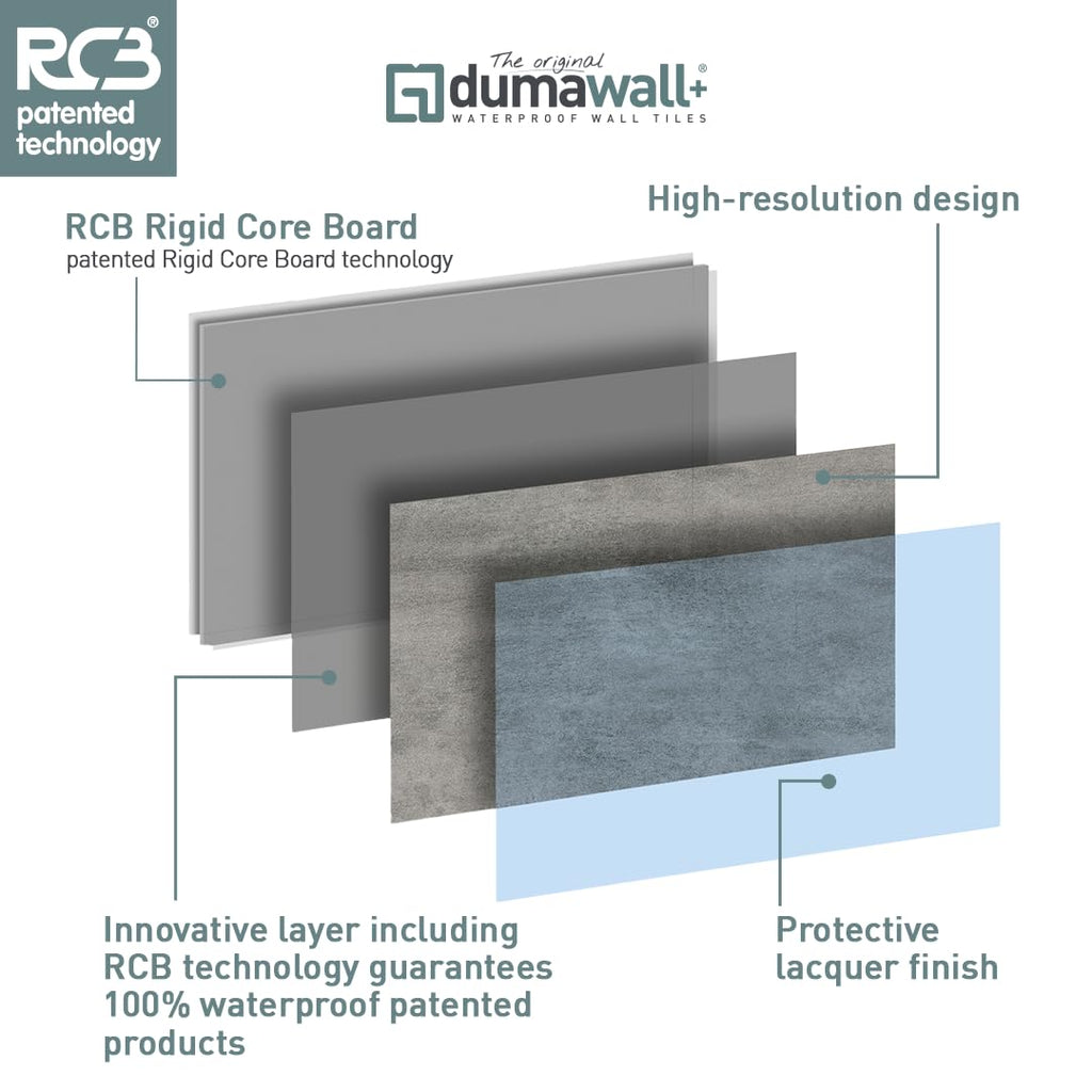 Waterproof Wall Tiles Easy Install Brussels Limestone 8 Pack