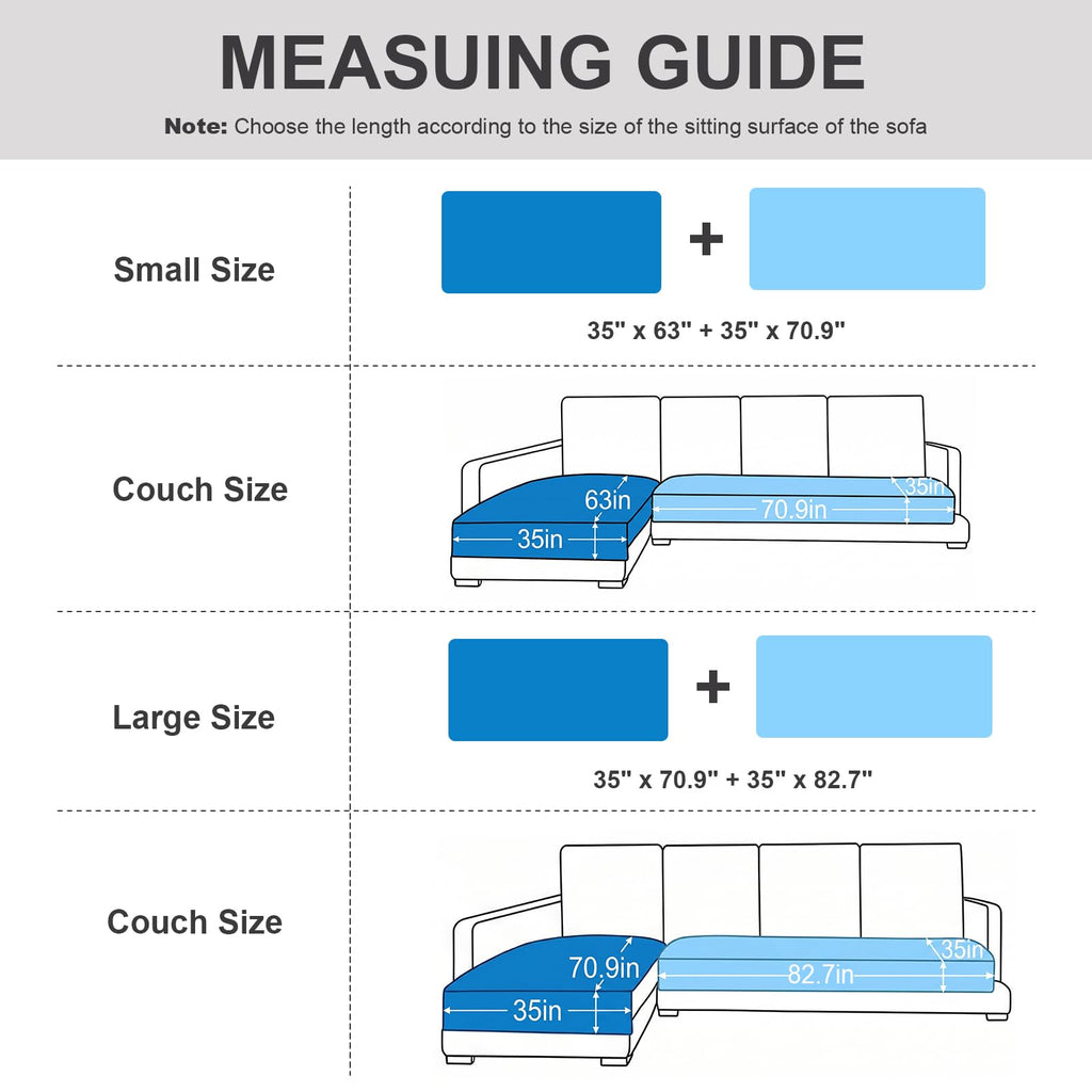 2 Pack Waterproof Couch Cover for Dogs for Sectional Sofa