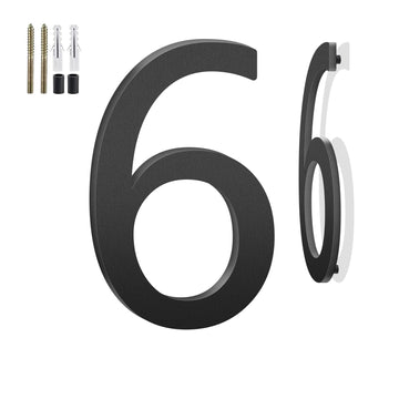 12 Inch Floating House Numbers for Outside, Address Numbers