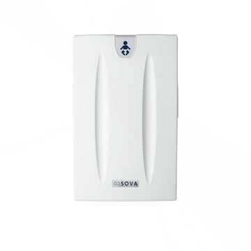Origin Vertical Changing Station, Surface Mount, EZ Mount, Light Gray | Slim vertical wall-mount HDPE; steel hinge;