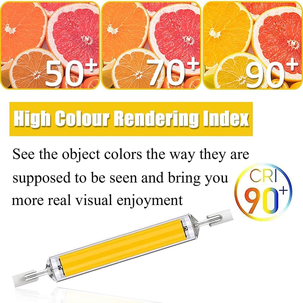 R7s LED Bulb 118mm 20W High Brightness Equivalent to 200W Halogen Bulbs J-Type Linear Double Ended T3 LED Bulbs