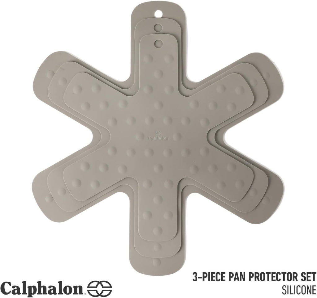 Prime Trivet Set, 3-Piece Silicone Trivets, Pan Protectors, High-Heat Resistant Non-Slip Cookware Protectors - Set of 3