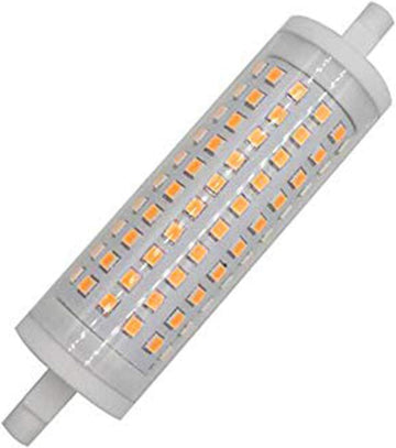 15W 118mm R7S LED Bulbs,Dimmable Warm White 3000K Double Ended T3 J118 Flood Lights,120 LEDs 2835 SMD,120V J Type T3