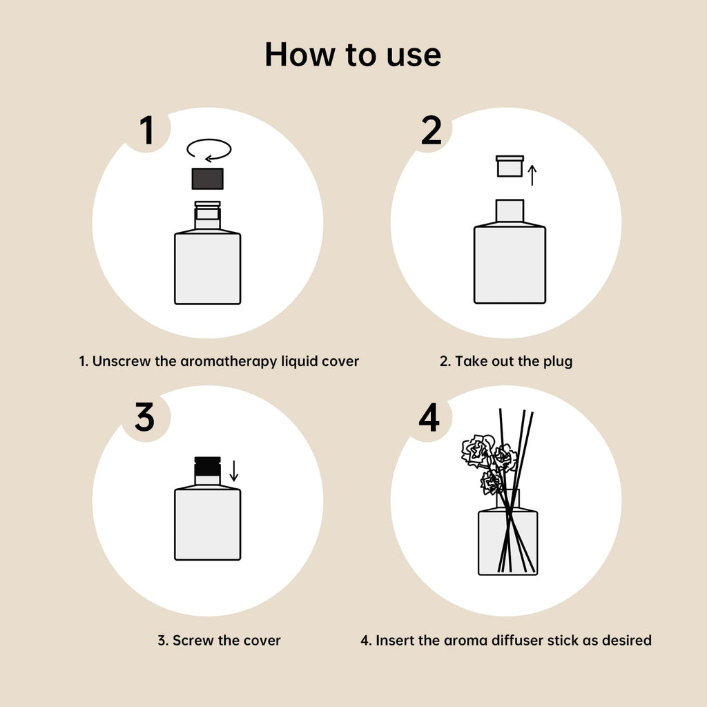 Oud & Bergamot Reed Diffuser Long-Lasting Fragrance Air Freshener Diffuser Hotel Collection Diffuser Oil 7.04 oz