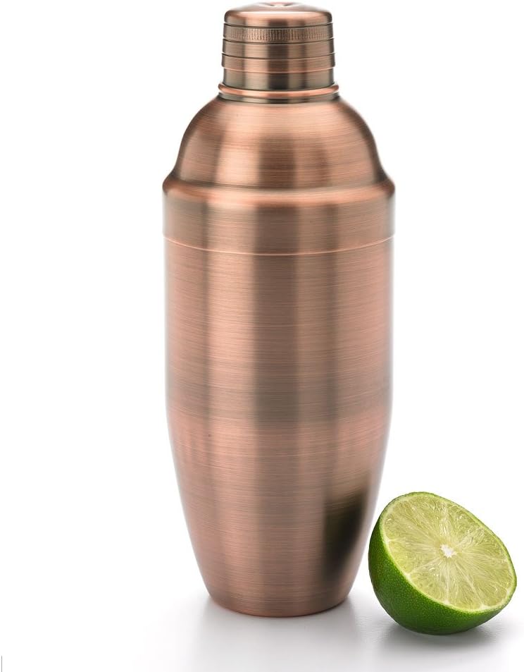 Cocktail Shaker, 24oz (700 ml), Antique Copper,M37039ACP